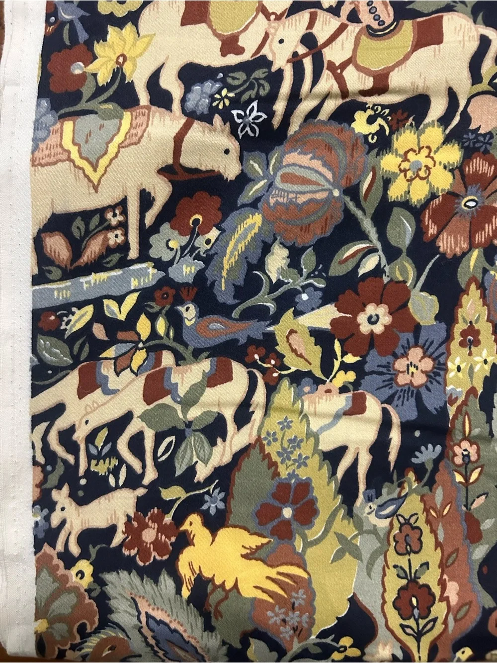 Vintage Wilmington Fabric Robin Hood Range Printed In England Vat Colours 11 Yds